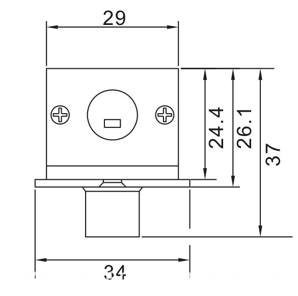 Recessed 5W LED Jewelry Light for Showcase LC7328-L